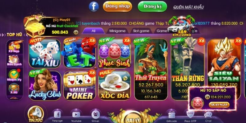 Choáng Club (Choang Club) – Cổng game trực tuyến uy tín 2025 6 Kho sản phẩm cổng game độc đáo và đa dạng